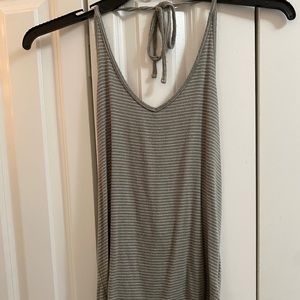 AEO Stripped Halter Top Size M